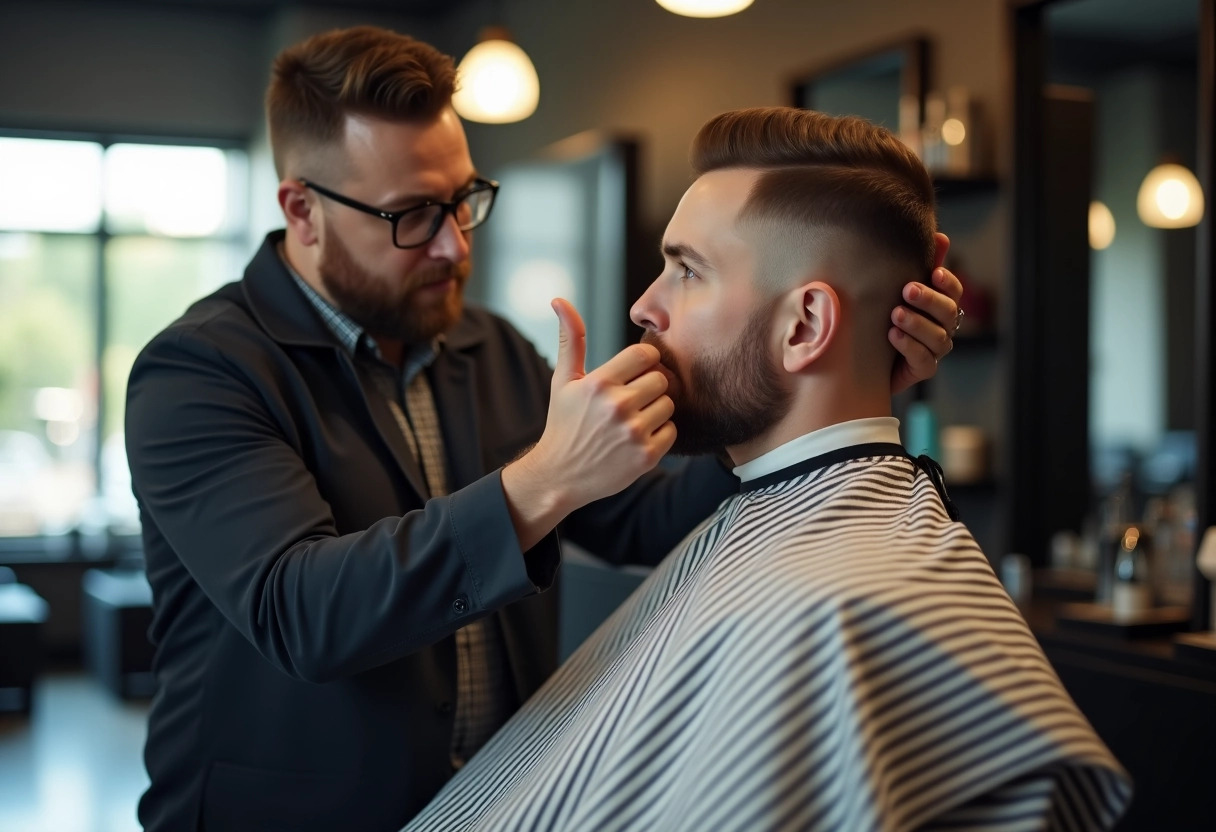 coupe de cheveux masculine